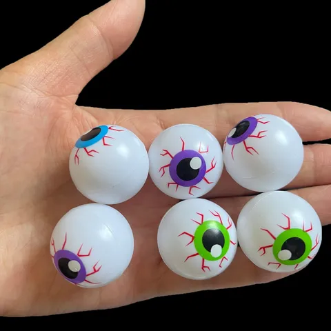 Halloween Prank Toy Horror Plastic Eyeballs Realistic Bloodshot Eyes Props For DIY Halloween Party Decoration Prank Gifts