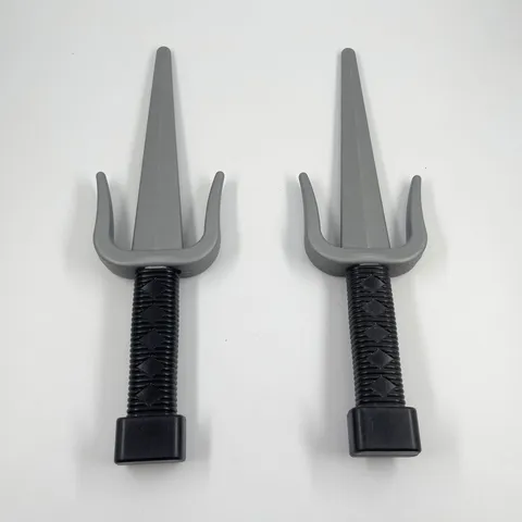 Halloween Plastique Trident Jouet Cosplay Accessoire Ninja Arme Costume Fête Déguisement Décoration