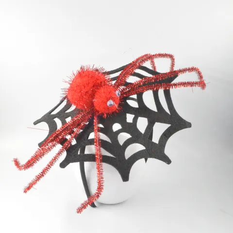 Cerchietto per Capelli con Ragnatela di Halloween Spaventoso Ragno Accessori per Capelli per Festa Mascherata Bambini Adulti Accessori per Costume Festivo Regalo