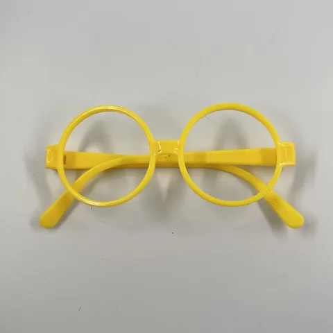 Classic Round Glasses Frame Plastic Colored Costume Eyewear No Lenses For Kids Adults Halloween Christmas Party Decoration Cosplay Props