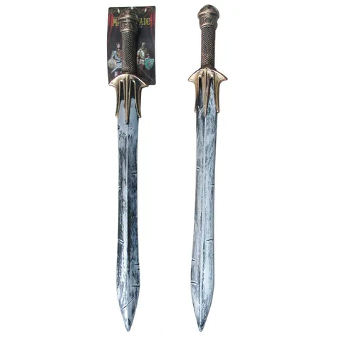 Halloween Plastic Toy Sword Prop Oathkeeper Crown Sword For Cosplay Masquerade Party Performance Ancient Knight Costume Sword