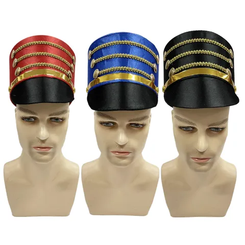Sombrero de Disfraz de Soldado Cascanueces Chistera Británica Banda Musical Espectáculo Guardia Navidad Halloween Fiesta Accesorio