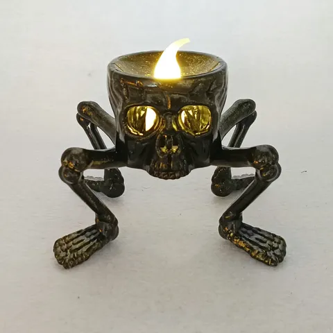 Halloween LED Totenkopf Hand Nachtlicht Grusel Spinne Augapfel Kerzenlicht Horror Party Requisiten Home Dekor Atmosphäre Ornament