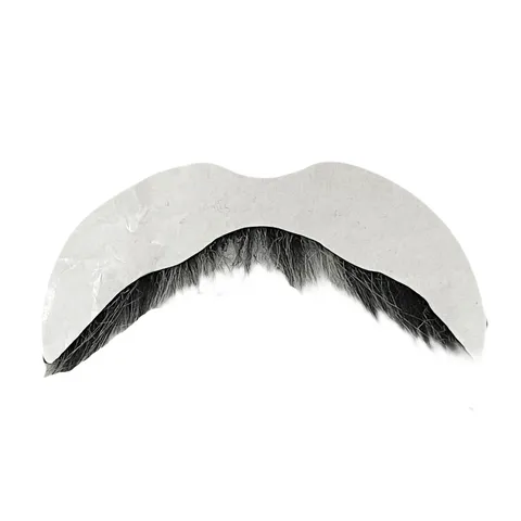 Baffi Finti di Halloween Barba Costume Party Oggetto di Scena Autoadesivo Peli Facciali Realistici per Uomo Dramma Cosplay Decorazione