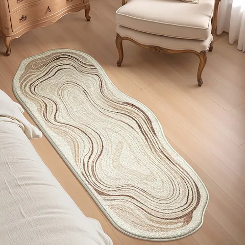 Tappeto Minimalista Stile Wabi Sabi Effetto Cashmere Camera Da Letto Morbido Tappeto Da Comodino Tappeto Soffice E Spesso Delicato Sulla Pelle