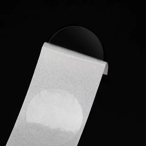 Transparent Round Sealing Stickers Clear Dot Adhesive Labels For Packaging Box Gift Sealing Stationery Supplies
