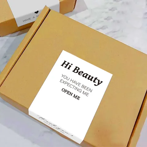 Minimalist Black And White English Thank You Stickers Packaging Sealing Labels For Gift Box Packing Business Decor