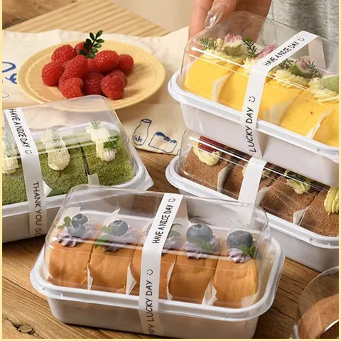 Long Strip Dessert Packaging Sealing Stickers Baking Box Self Adhesive Labels Coffee Cup English Decorative Labels
