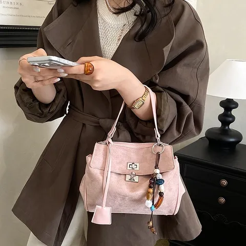 Retro PU Leder Handtasche Für Damen Große Kapazität Umhängetasche Unterarmtasche Mit Metallschloss Birkin Stil Alltag Pendeln Tote Bag