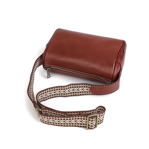 Genuine Leather Crossbody Bag For Women Vintage Pillow Bag Top Layer Cowhide Single Shoulder Bag Daily Collocation
