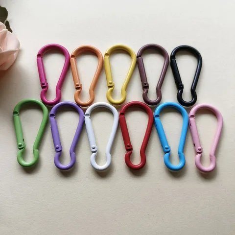 Colorful Aluminum Alloy Gourd Snap Hook Carabiner Keychain DIY Bag Doll Accessory Hanging Hook