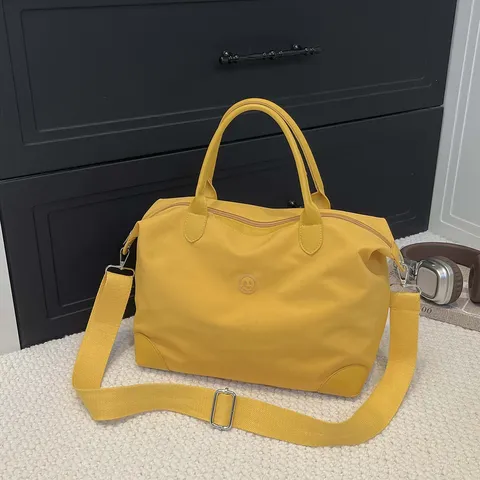 Dames Reistas Grote Capaciteit Canvas Duffel Bag Draagbare Crossbody Handtas Voor Korte Reis Fitness Opslag Casual Tas