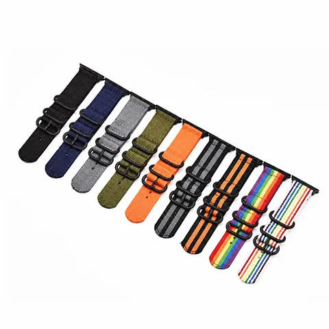 Cinturino per Orologio in Tessuto di Nylon Cinturino di Ricambio Compatibile Con Smartwatch Bracciale in Tessuto Morbido Traspirante Per Uomo e Donna