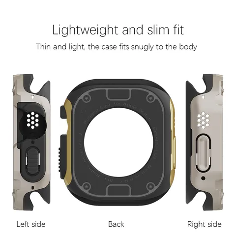 PC und TPU Rüstung Schutzhülle Für Smartwatch Stoßfeste Robuste Stoßstange Abdeckung Zubehör