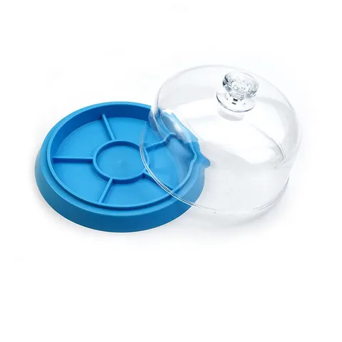 Scatola di Immagazzinaggio della Copertura della Polvere del Movimento dell'Orologio di Plastica Trasparente Accessori per Utensili di Riparazione dell'Orologio Organizzatore della Copertura Antipolvere