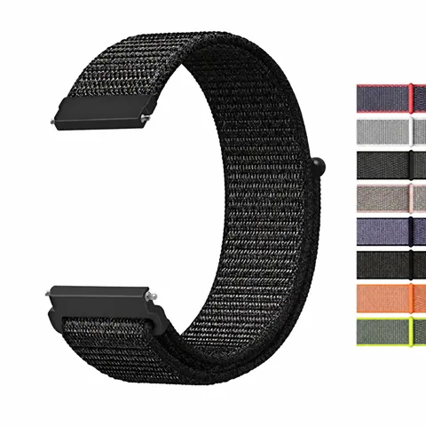 Universele Nylon Lus Gevlochten Sport Horloge Band Bandje Vervanging Voor Smartwatch Comfortabele Casual Accessoires