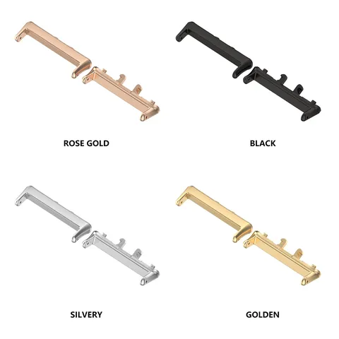Stainless Steel Watch Band Connector Links Adapter For Smartwatch Metal Strap Replacement Parts