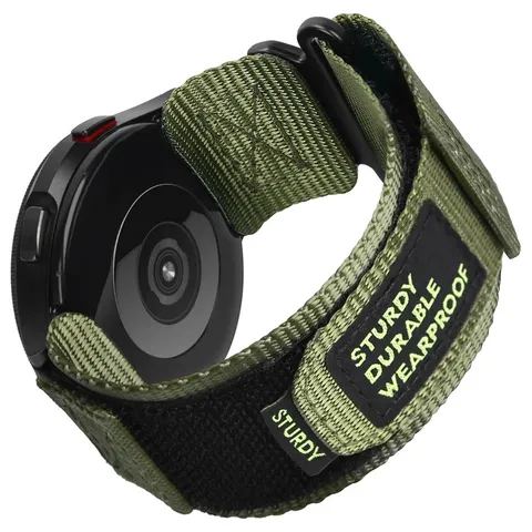 Universeel Snelsluiting Nylon Klittenband Horlogeband Sportband Vervanging Voor Smartwatch