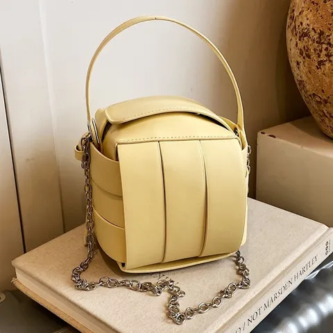 Nischen Designer Würfel Umhängetasche Für Damen Sommer Trendige Vielseitige Kette Schultertasche Kontrast Handtasche
