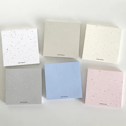 Colorful Ink Splash Notepad Sticky Memo Pad Ins Style Tearable Study Planner Creative Stationery Note Paper