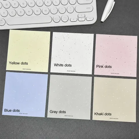 Colorful Ink Splash Notepad Sticky Memo Pad Ins Style Tearable Study Planner Creative Stationery Note Paper