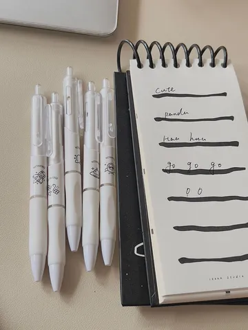 Langguo Cute Panda Gel Ink Pen Fine Point Quick Dry Black Rollerball Pens Office School Writing Supplies