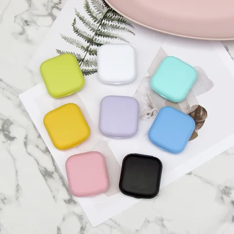 Portable Contact Lens Case Mini Lenses Companion Box Travel Storage Holder Container Daily Care Eyewear Accessory