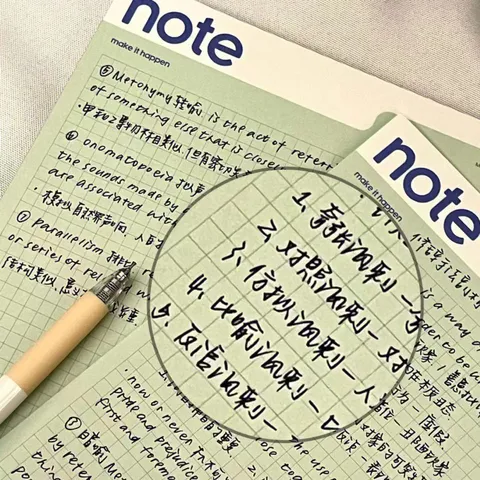 Vintage Industrial Style Notepad Minimalist Grid Lined Student Study Notebook Tearable Note Pad For Office Supplies