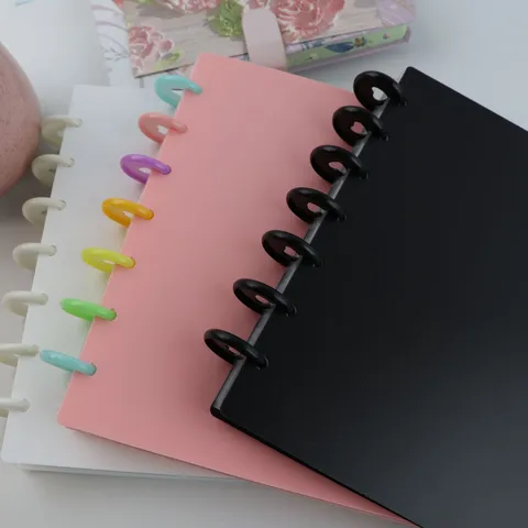 Loose Leaf Photo Album 3 Inch 4 Grid Small Card Storage Book PP Cover Mushroom Hole Notebook For Photocards
