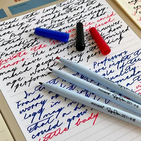 Monami Water-Based Gel Pen Fine Point Smooth Writing Sign Pen For Office School Daily Writing Stationery