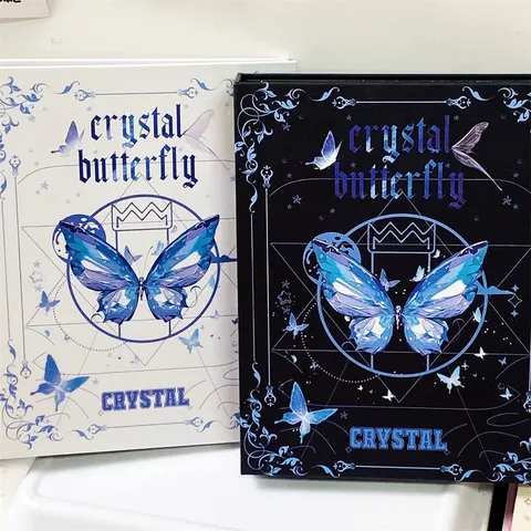 A5 Photocard Binder Colorful Butterfly Photocard Holder Hard Shell Loose Leaf Kpop Photocard Storage Album Book