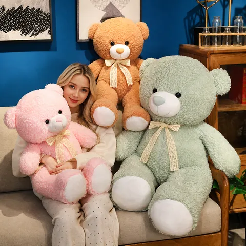 Orsacchiotto di Peluche Gigante Giocattolo Carina Grande Bambola Morbido Cuscino Abbraccio Regalo di Compleanno per Ragazze Bambini