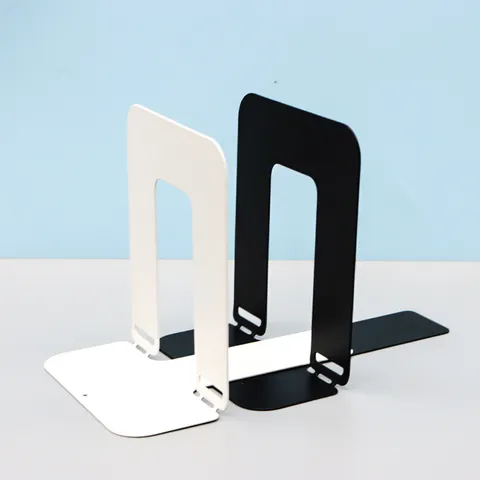 Minimalist Foldable Metal Bookends Desktop Book Support For Office School