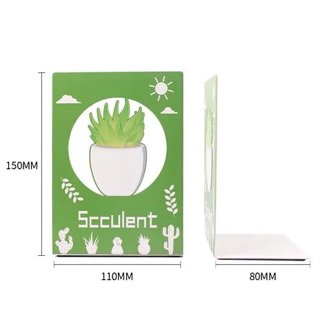 Minimalist Metal Bookends Cute Cartoon Desktop Book Stand Non Skid Shelf Support For Office School Students