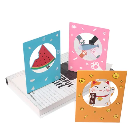 Minimalist Metal Bookends Cute Cartoon Desktop Book Stand Non Skid Shelf Support For Office School Students