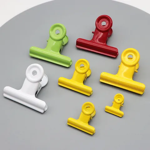 Metal Binder Clips Assorted Sizes Colored Paper Clamps Heavy Duty Foldback Clips For Office School Home Document Organization