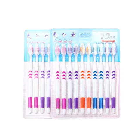 Soft Bristle Toothbrush Family Oral Care Plastic Dental Cleaning Tooth Brushes Daily Oral Hygiene Cleaning Tool