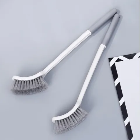 Deep Cleaning Toilet Brush With Soft Bristle Long Handle Japanese Style Household Bathroom Wall Mounted Cleaning Brush