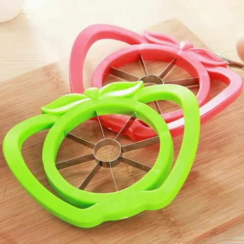 Grande Trancheuse de Fruits en Acier Inoxydable avec Poignée Outil de Cuisine Moderne et Minimaliste pour la Maison