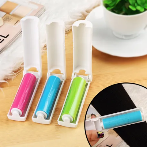 Mini Rouleau Anti-Peluches Pliable et Lavable Épilateur Portable Réutilisable Brosse Adhésive pour Vêtements Draps de Lit
