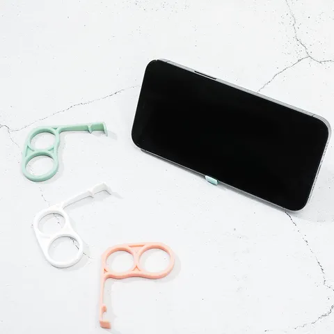 Multifunctional Plastic Phone Ring Holder Portable Finger Grip Desktop Stand For Smartphone