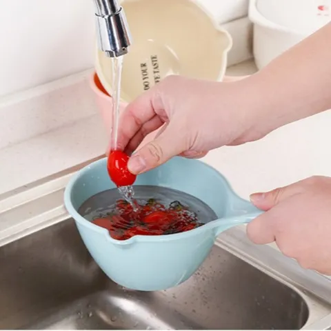 Puise-Eau en Plastique Épais Avec Longue Poignée Grande Capacité Ménage Salle de Bains Cuisine Cuillère à Eau