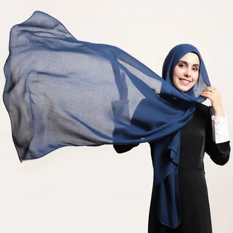 Minimalist Solid Color Modal Cotton Scarf Thin Breathable Rayon Shawl Lightweight Neck Scarf Headscarf For Women Daily