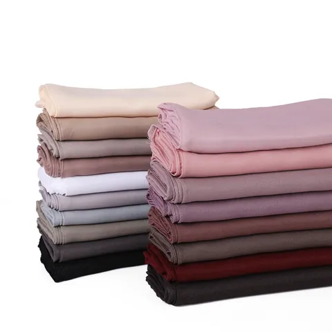 Women's Solid Color Shimmer Chiffon Long Scarf Elegant Lightweight Versatile Shawl Wrap For Daily Commute Fashion Accessories
