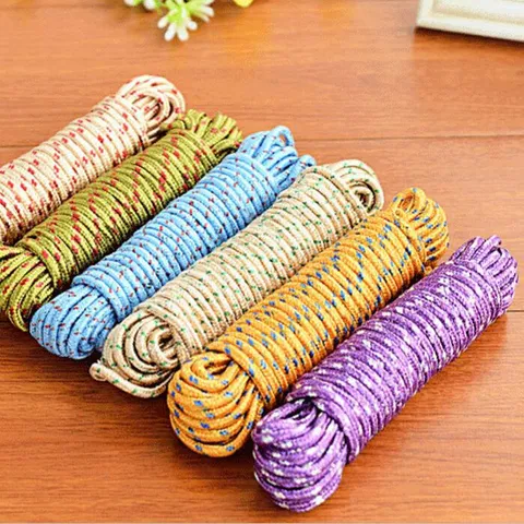 Multifunctional Thickened Nylon Clothesline Anti Slip Windproof Laundry Rope For Home Daily Drying Practical Tool