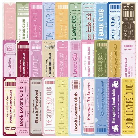 Book Lovers Vintage Bookmark Set Paper Reading Annotation Cards Aesthetic Literary Stationery Gift For Students