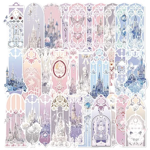 Dream Castle Bookmarks Cute Cartoon Hollow Vintage Journal Reading Page Markers Book Decor Stationery Gift