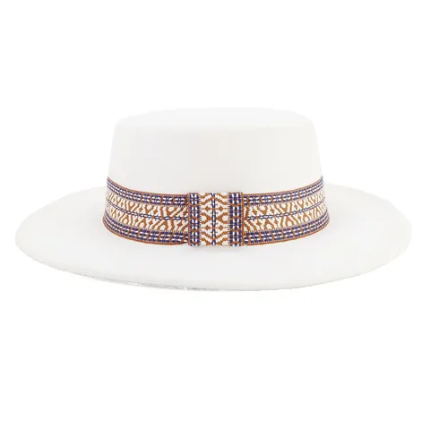 Ethniko Styl Mallino Epipedi Koryfi Kapelo Fedora Platy Geiso Retro Casual Fthinoporo Himonas Unisex Moda Kapelo