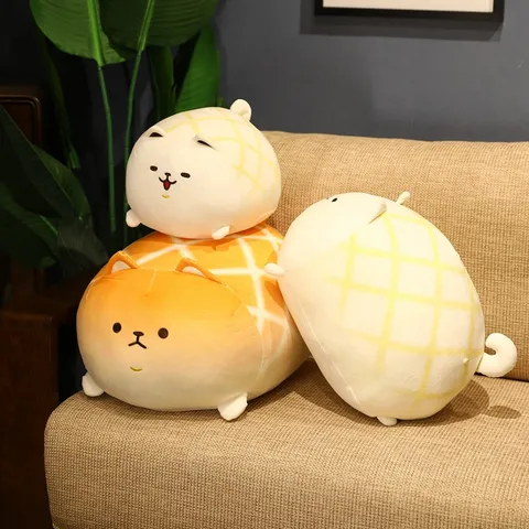 Soft Corgi Dog Plush Toy Cute Bread Shiba Inu Stuffed Animal Doll Sleeping Pillow Cuddle Cushion Fluffy Toy For Kids Girls