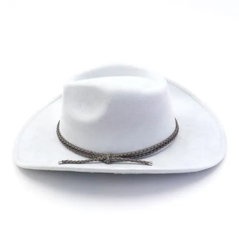 Unisex Wide Brim Suede Cowboy Hat Vintage Fedora Hat Classic Western Cowgirl Hat For Outdoor Travel Fashion Daily Wear